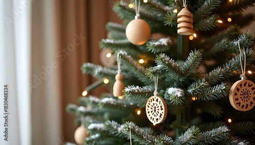Scandinavian Minimal Christmas Tree — Beige Interior Aesthetic