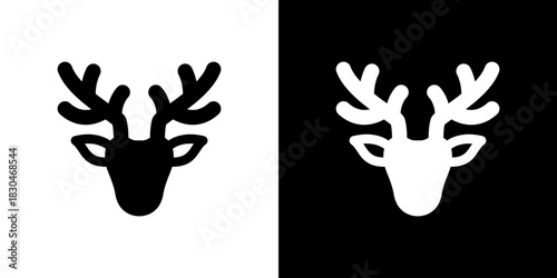 トナカイ・鹿のアイコン
