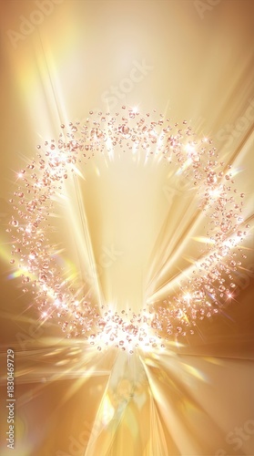An ethereal halo of shimmer...