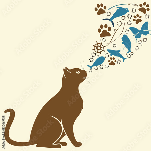 Vector illustration a blurry abstract background with a mix of light and dark tones creating a soft, dreamlike effect and a sense of depth