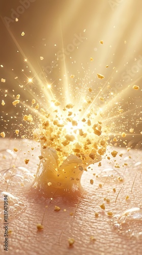 A captivating macro shot re...