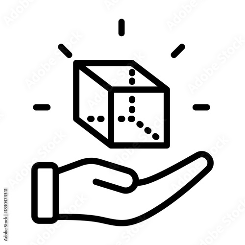 Prototype Icon - Black Outline