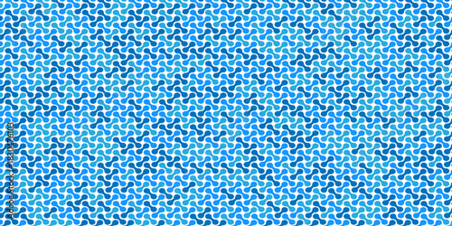 Metaball stippled organic pattern. Abstract geometric shape texture metaballs Seamless Pattern geometric wallpaper vector design.	