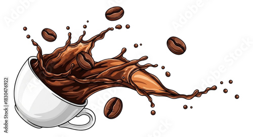 Coffee splash