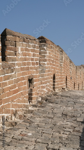 The great walls view which is located in Jinshan mountains in China 