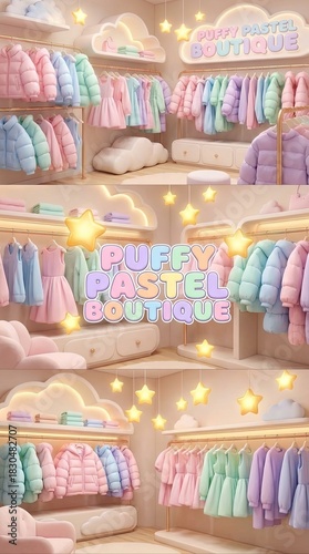 A charming boutique, bathed...
