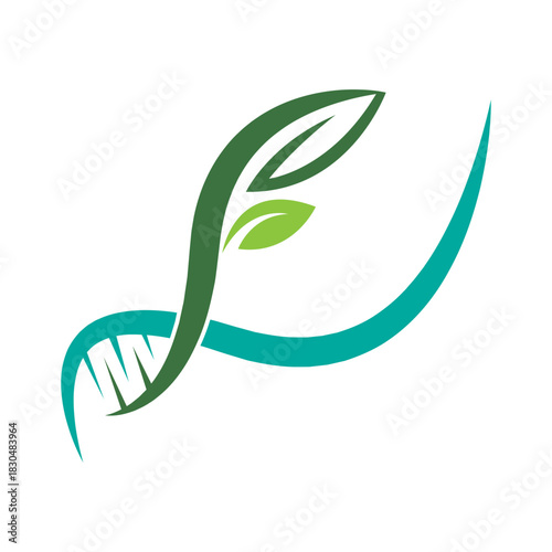 DNA icon logo design