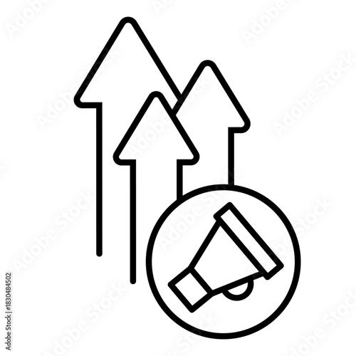 Advertising  icon vector. Ads illustration sign. commercial symbol. marketing Logo. promotion web icon.