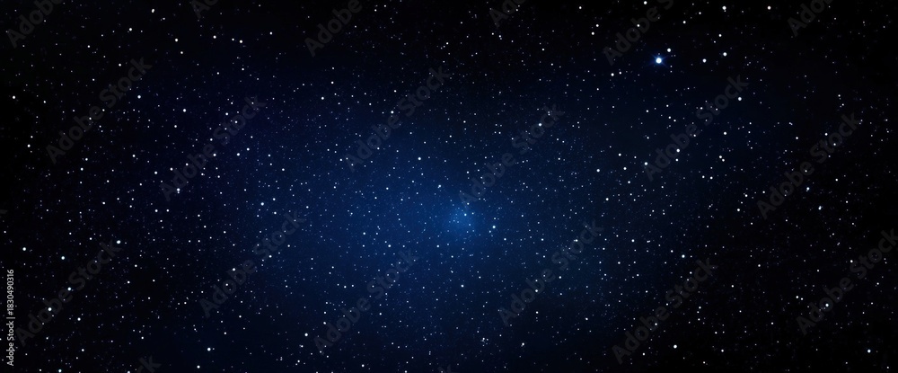 Obraz premium A captivating night sky filled with countless stars, showcasing the beauty and vastness of the universe.