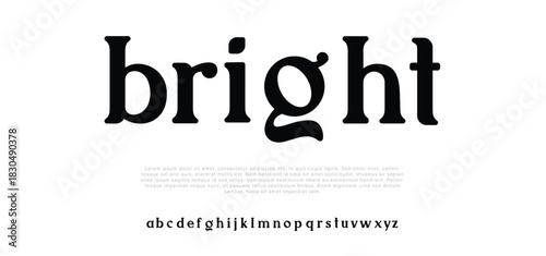 minimalist serif italic fonts decorative wedding vintage retro logos. Minimal luxury font alphabet logo. Vector illustration