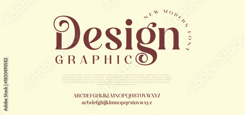 Unique bold groovy font vector retro style