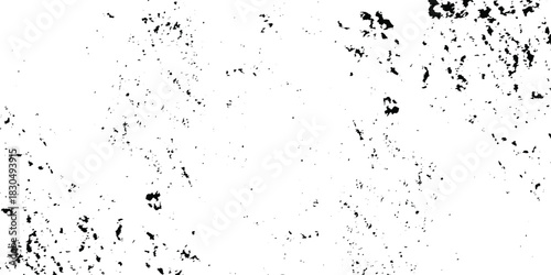 Grunge vintage white and black vector wall distressed dirty noise rust cracked pain background. messy dusty chalk splat dirt rusty noise overlay concrete wall texture background.	