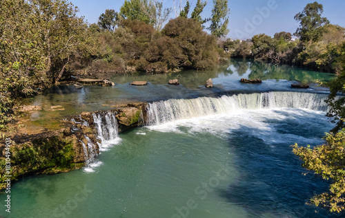 Manavgat waterfall Manavgat River is near the city of Side.