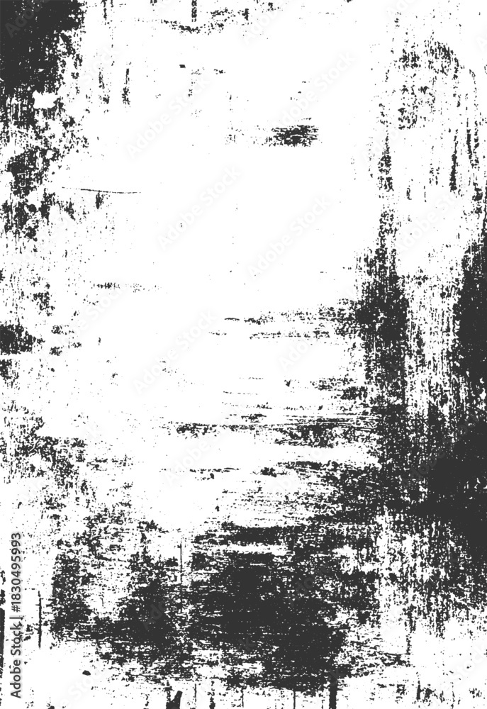 custom made wallpaper toronto digitalBlack and white distressed grunge texture with rough brush strokes and speckles vector