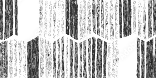 Black and white abstract vertical lines pattern with white gaps background