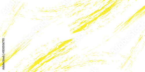 Yellow white brush stroke pattern car sticker, abstract banner, sporty lines, yellow white color combination, brush stroke pattern, grunge motorsport racing design.