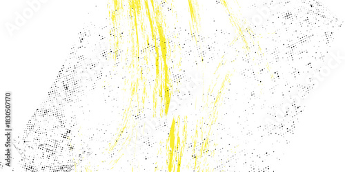 Yellow white brush stroke pattern car sticker, abstract banner, sporty lines, yellow white color combination, brush stroke pattern, grunge motorsport racing design, Modern.