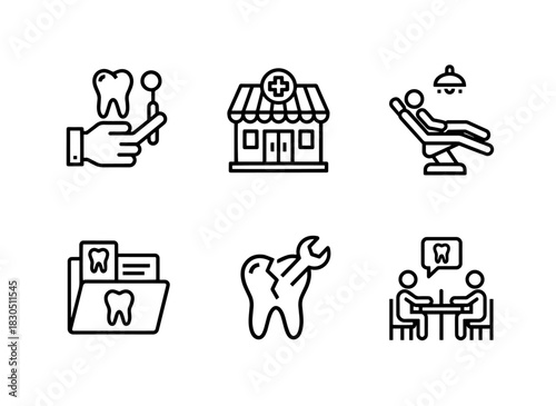 Dental Tools Dental Clinic Dental Patient Dental Records Tooth Repair Dental Consultation