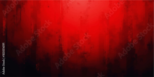 Abstract red pixelated background with dark gradient for modern design