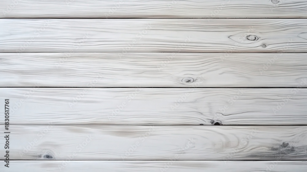 Fototapeta premium A smooth, light-colored wooden surface with natural grain patterns and knots, offering a clean and minimalist aesthetic.