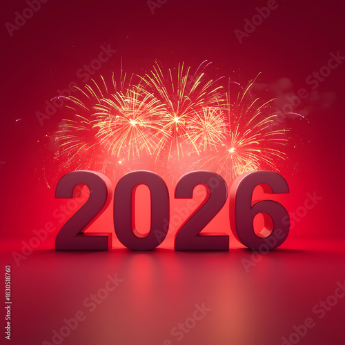 Happy new year 2026 background