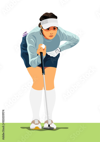 女子プロゴルファー