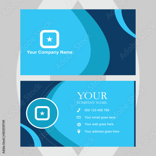 Modern business card design template offers a professional, memorable first impression for entrepreneurs and companies seeking a stylish edge today	
