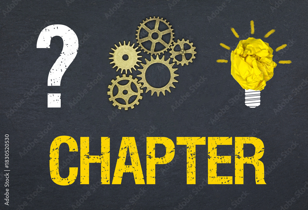 Naklejka premium Chapter