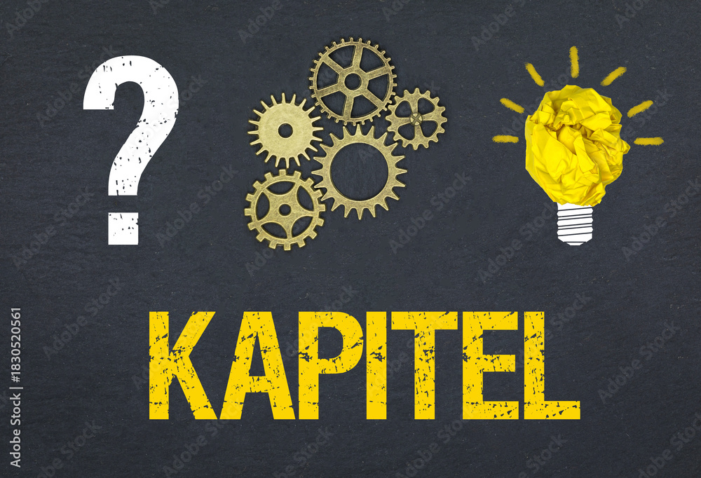 Naklejka premium Kapitel