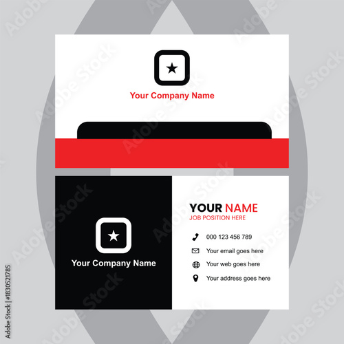 Craft a Professional Business Card Design for Your Brand with Clean Lines and Modern Look to Make Lasting Impression on Clients and Partners