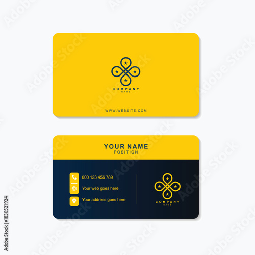 Modern business card design template offers a professional, memorable first impression for entrepreneurs and companies seeking a stylish edge today