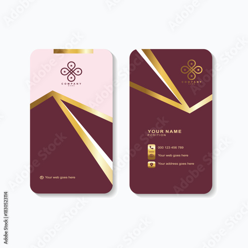 Modern business card design template offers a professional, memorable first impression for entrepreneurs and companies seeking a stylish edge today	
