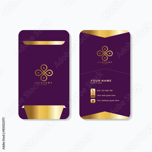 Modern business card design template offers a professional, memorable first impression for entrepreneurs and companies seeking a stylish edge today	
