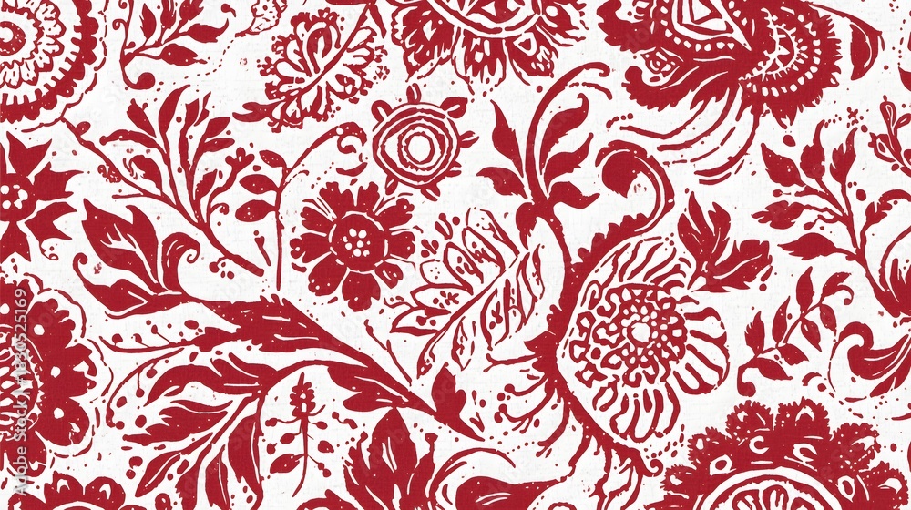 Fototapeta premium seamless floral pattern