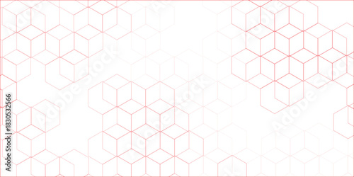 Geometric abstract hexagon technology background.. Abstract honeycomb background.. Vector illustration of hexagons pattern, Creative idea for medical technology or science design.