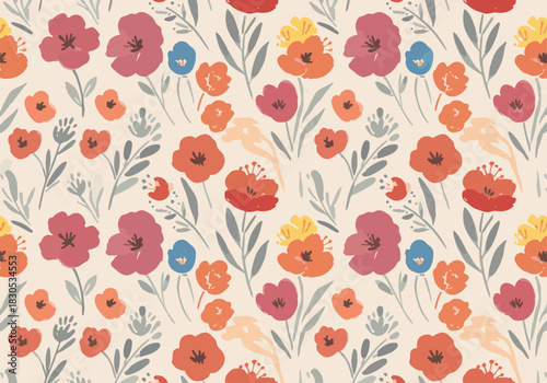 Watercolor illustration hand painted with paints.