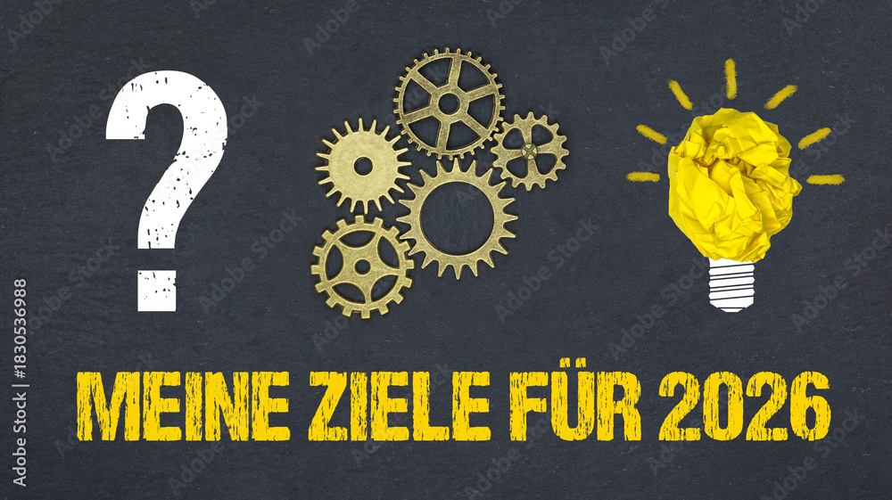Obraz premium Meine Ziele für 2026