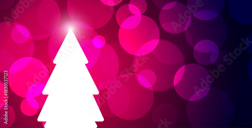 bokeh, albero di natale, luce, sorpresa, magia	
