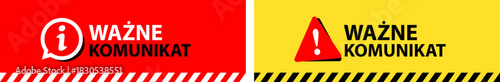 Ważne komunikat