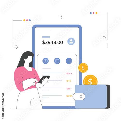 Payment Gateway Vector Illustration EPS 10 File