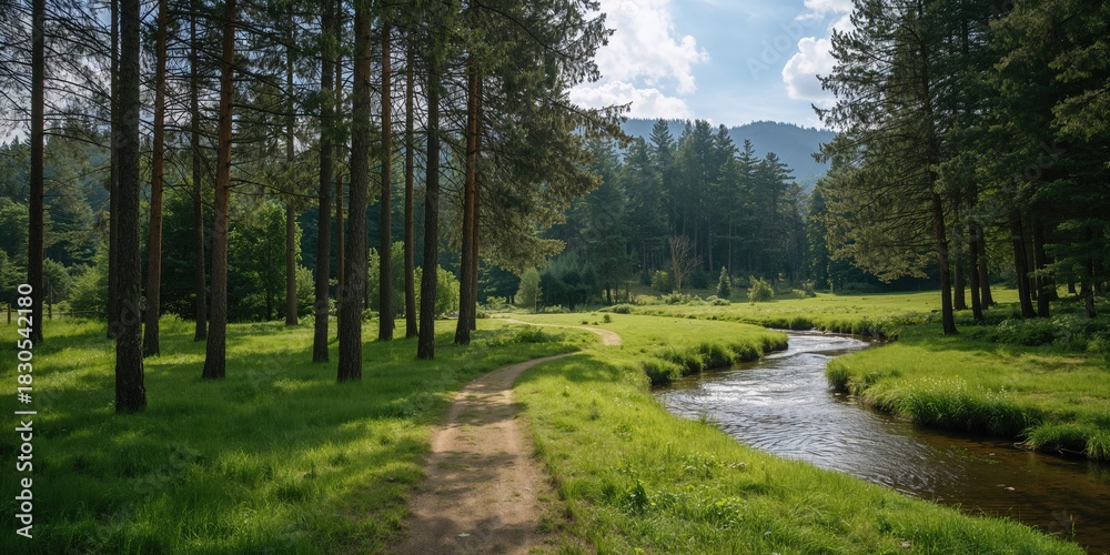 Fototapeta premium Casually dressed man wearing a large helmet with star and galaxy projections, emphasizing space exploration, Earth Day