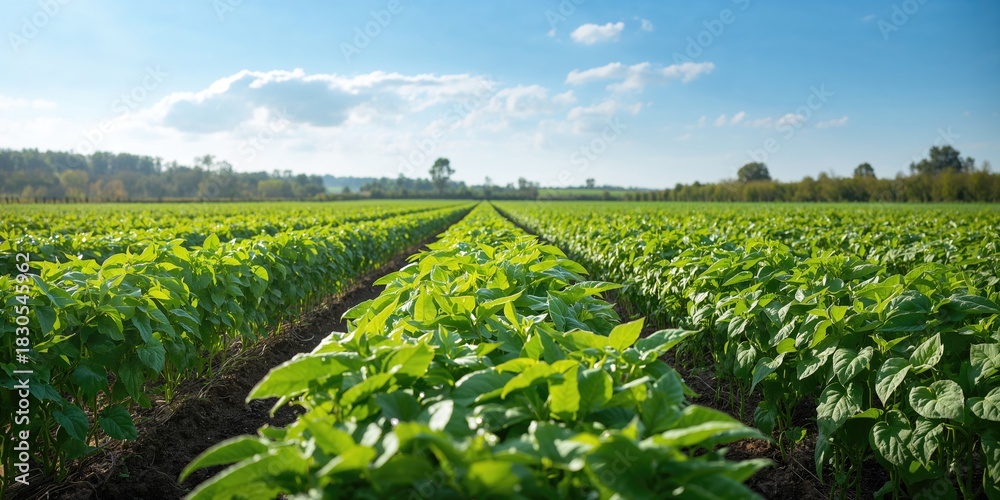 Fototapeta premium Pruned tree branches with green leaves, maintenance for tree health