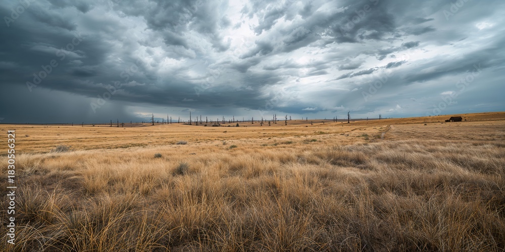 Naklejka premium Pine saplings in sandy northern forest area, emphasizing natural regeneration and soil composition