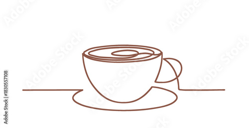 Cup line art