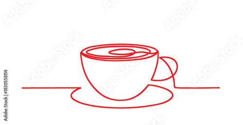 Cup line art