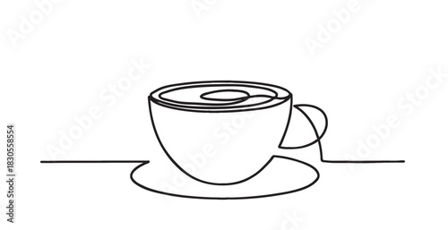Cup line art