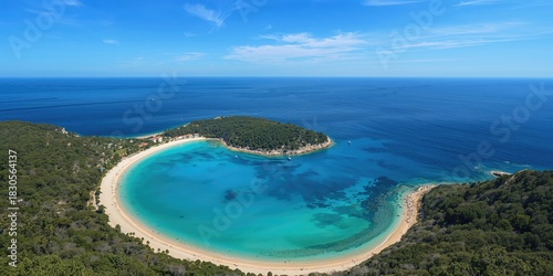 Fototapeta Naklejka Na Ścianę i Meble -  Top view of makeup cosmetics set, ideal for layout and editorial design