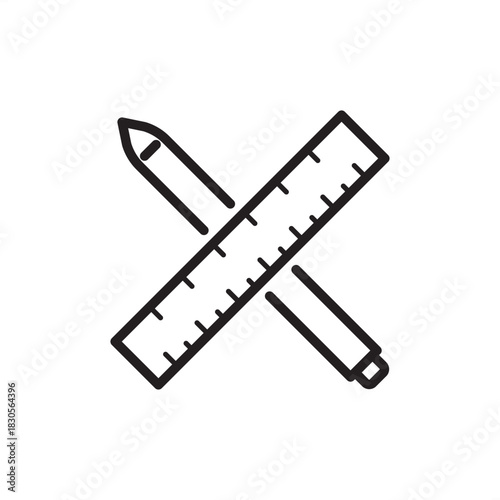 Metrics icon symbolizing measurement tools, performance tracking, and data analysis, representing organizational evaluation, engineering specifications, strategic planning, and business assessment.