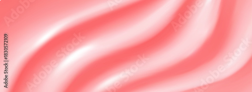 Creamy pink wave background with smooth ripples and glossy frosting drips flowing like soft dessert waves.
