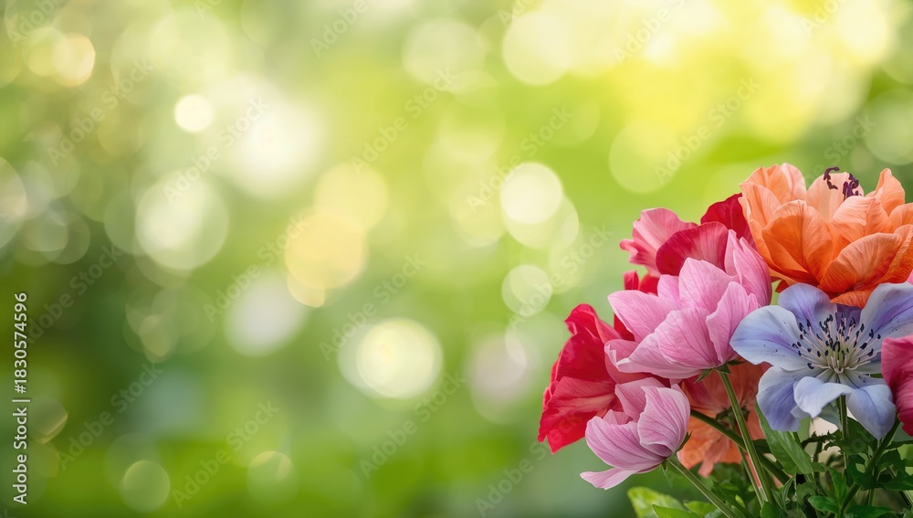 Obraz premium Beautiful flowers in gardens and nature background, flowers, nature, love, floral, beauty, garden, colors, romance, petals, used as a floral background for romantic designs